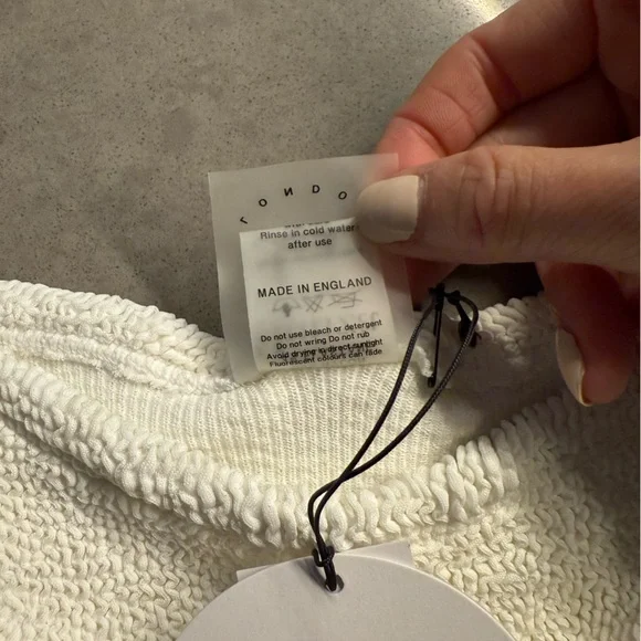 NWT Hunza G Gigi Bikini White - Picture 8 of 8